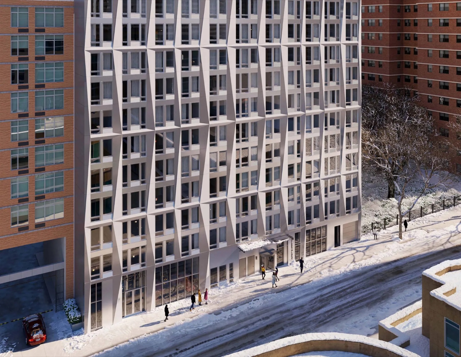 99 Fleet Pl — a luxury residential tower in Downtown Brooklyn.