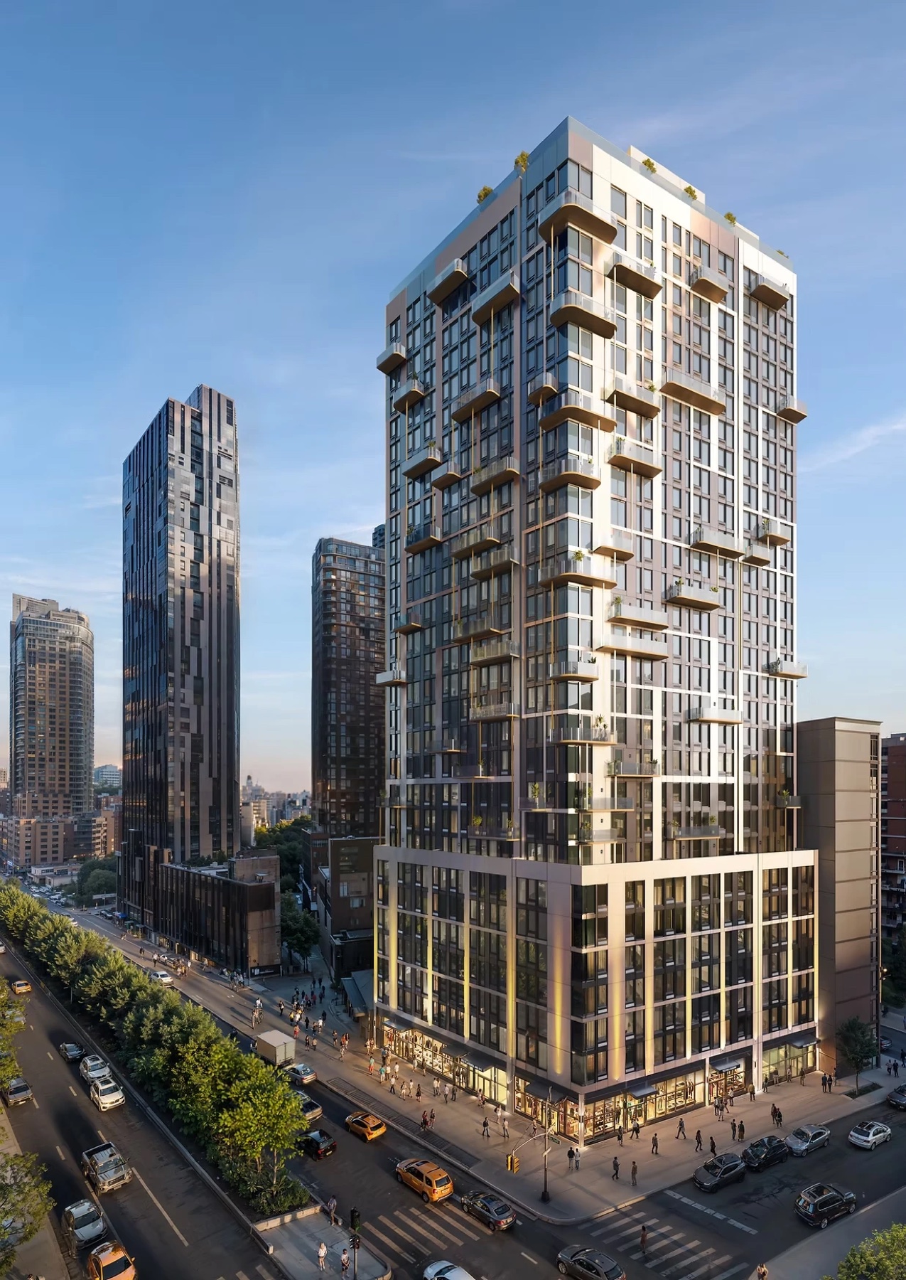 The Fleet — a luxury residential tower in Downtown Brooklyn.